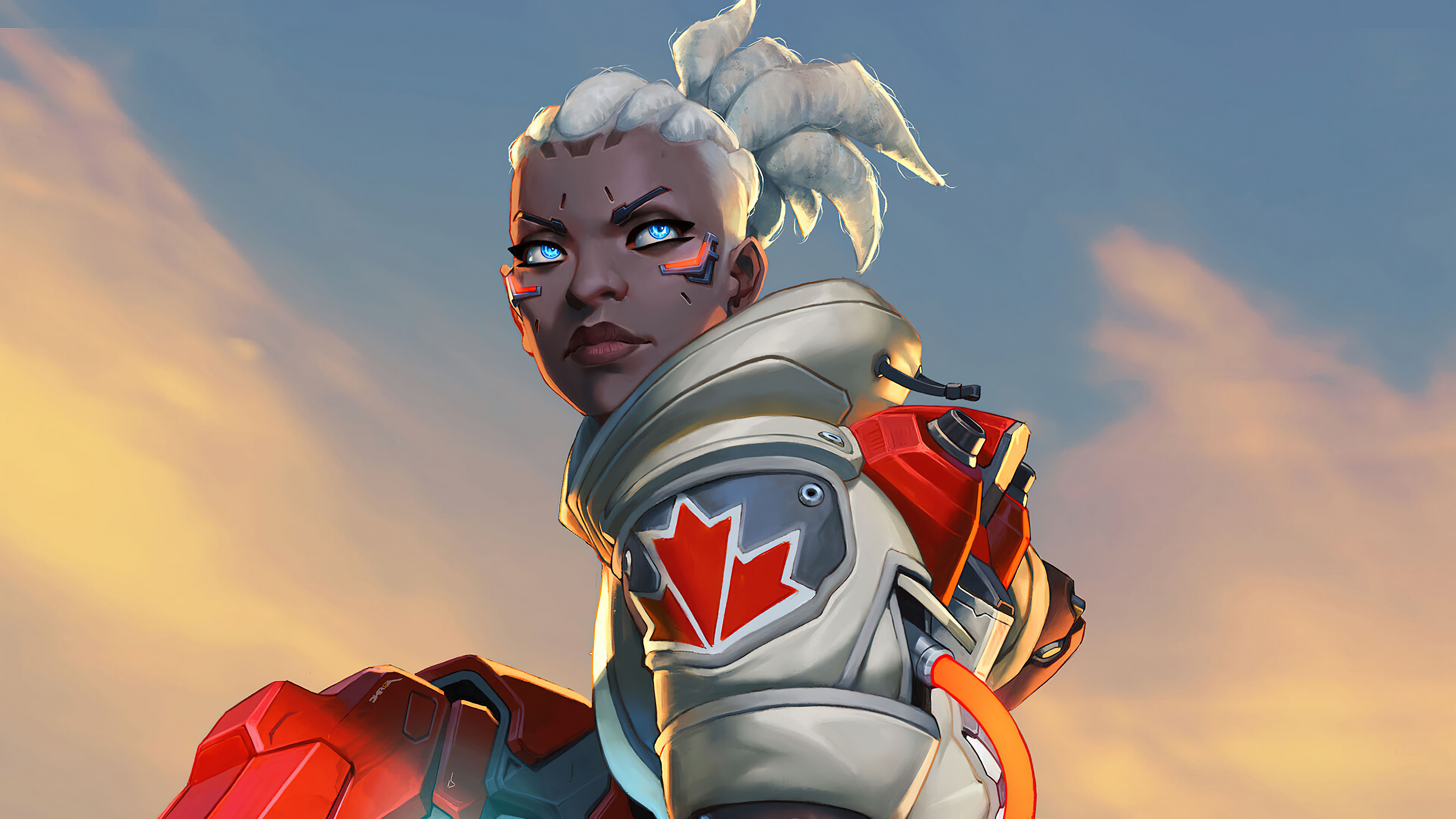 Sojourn Overwatch Game Art 4k Wallpaper