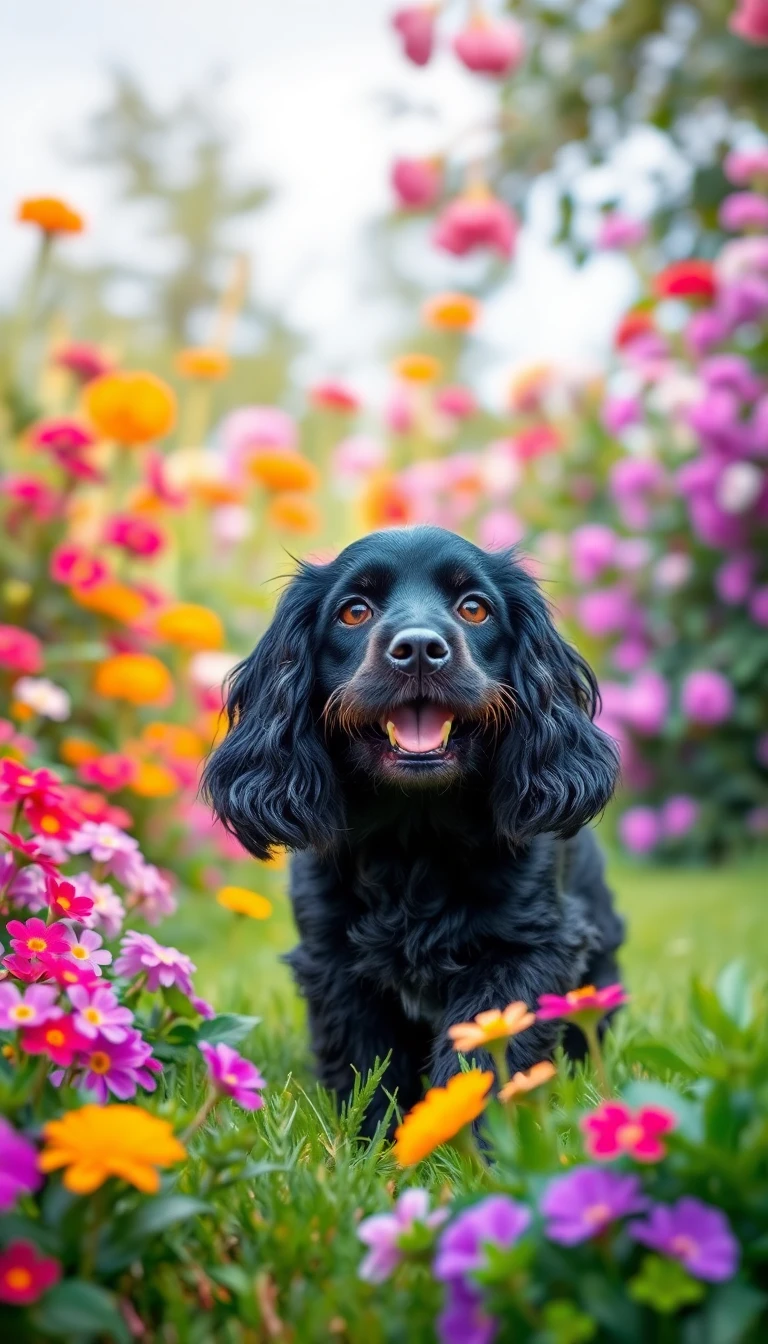 Black Cocker Spaniel Wallpaper