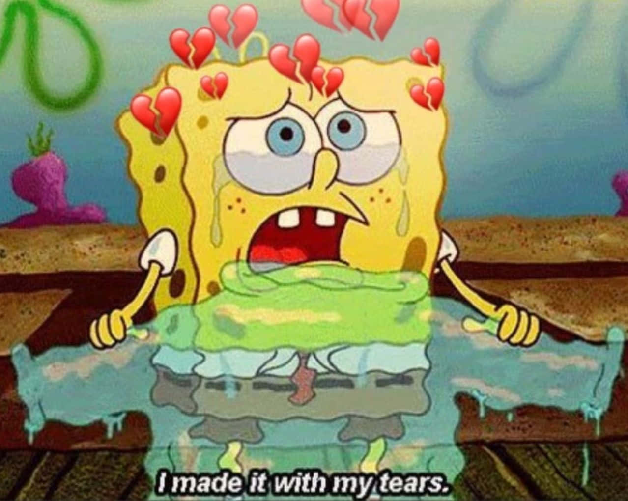 Spongebob Crying Wallpaper