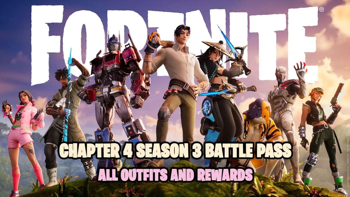 Fortnite Chapter Season Battle Pass All Outfits And Rewards