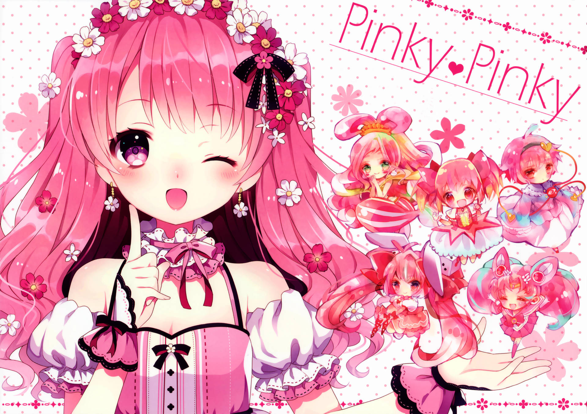 Pink Anime Aesthetic Wallpaper