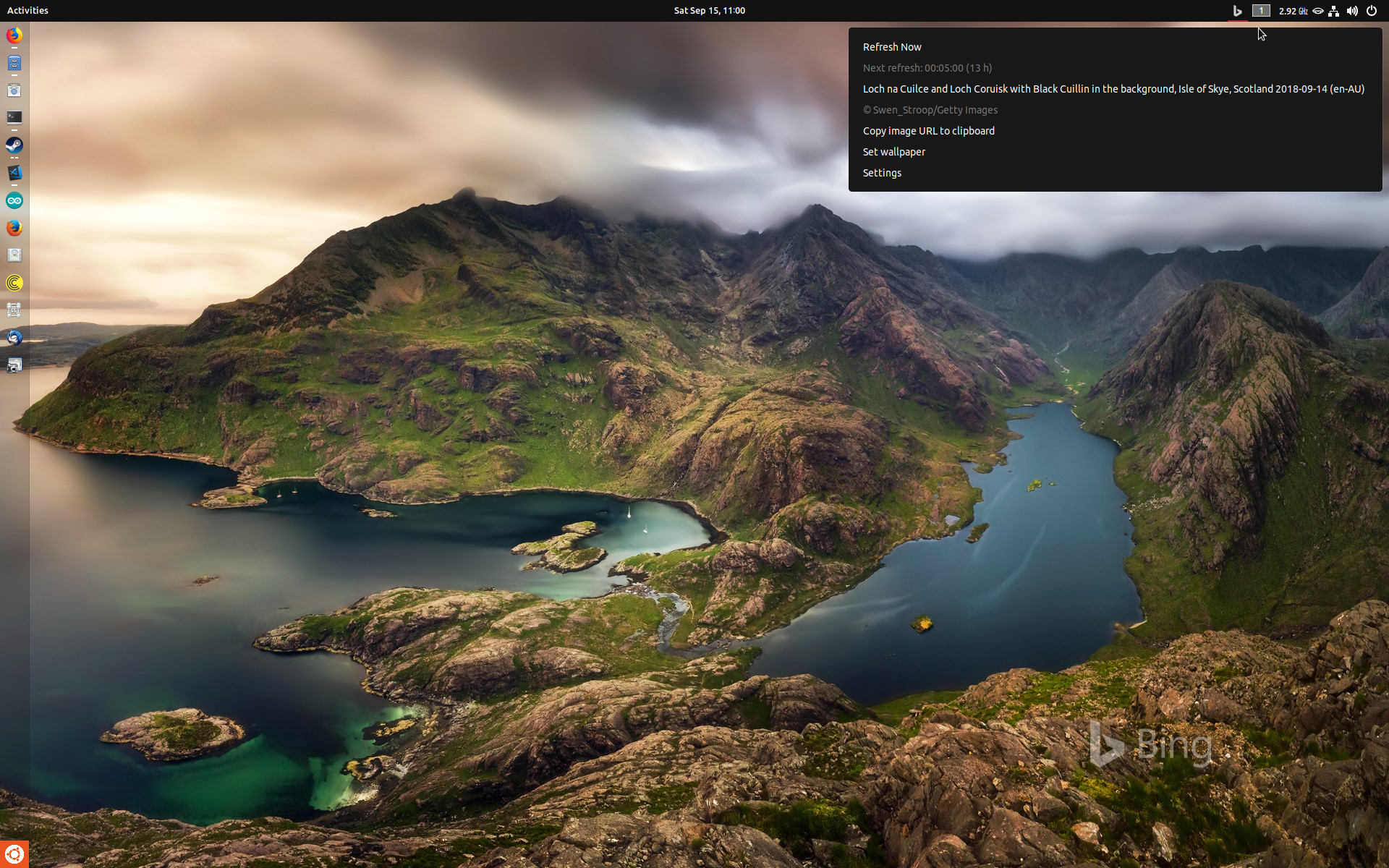 Free download Bing Wallpaper Changer GNOME Shell Extensions [1920x1200] for  your Desktop, Mobile & Tablet | Explore 41+ Also Wallpaper |