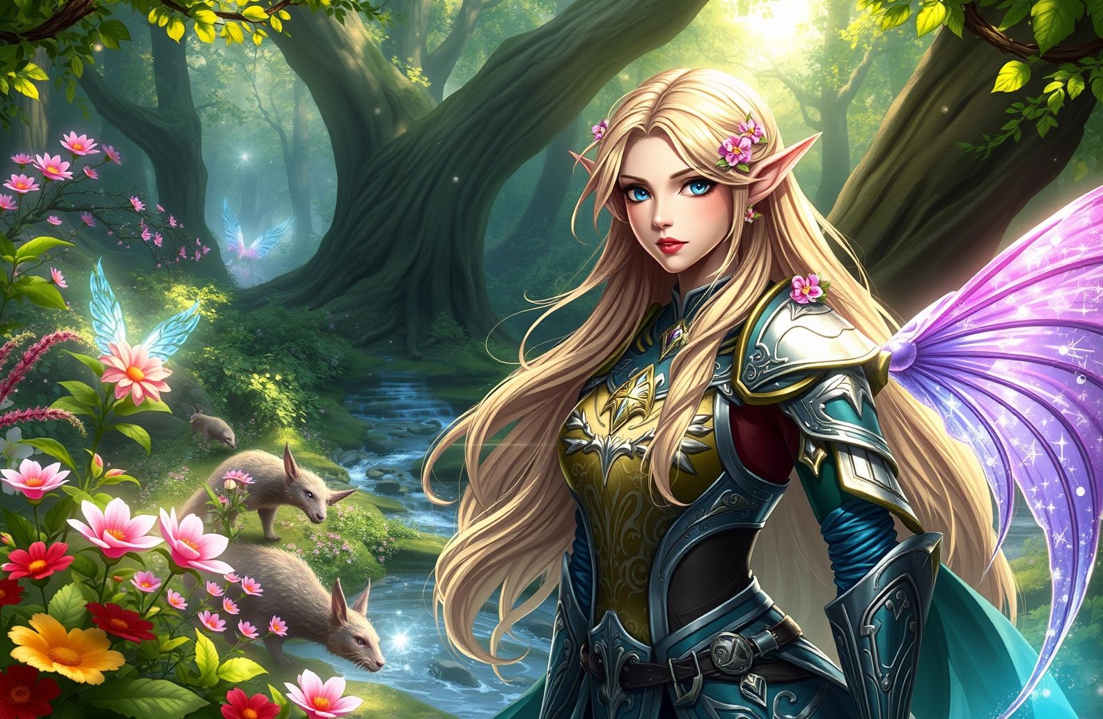 Female Elf Wallpaper