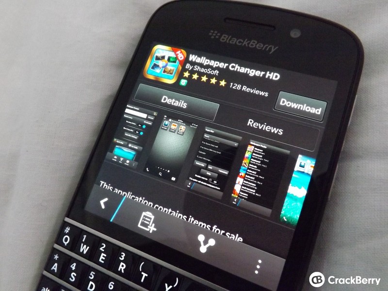 Wallpaper Changer HD For Blackberry Updated With New Features
