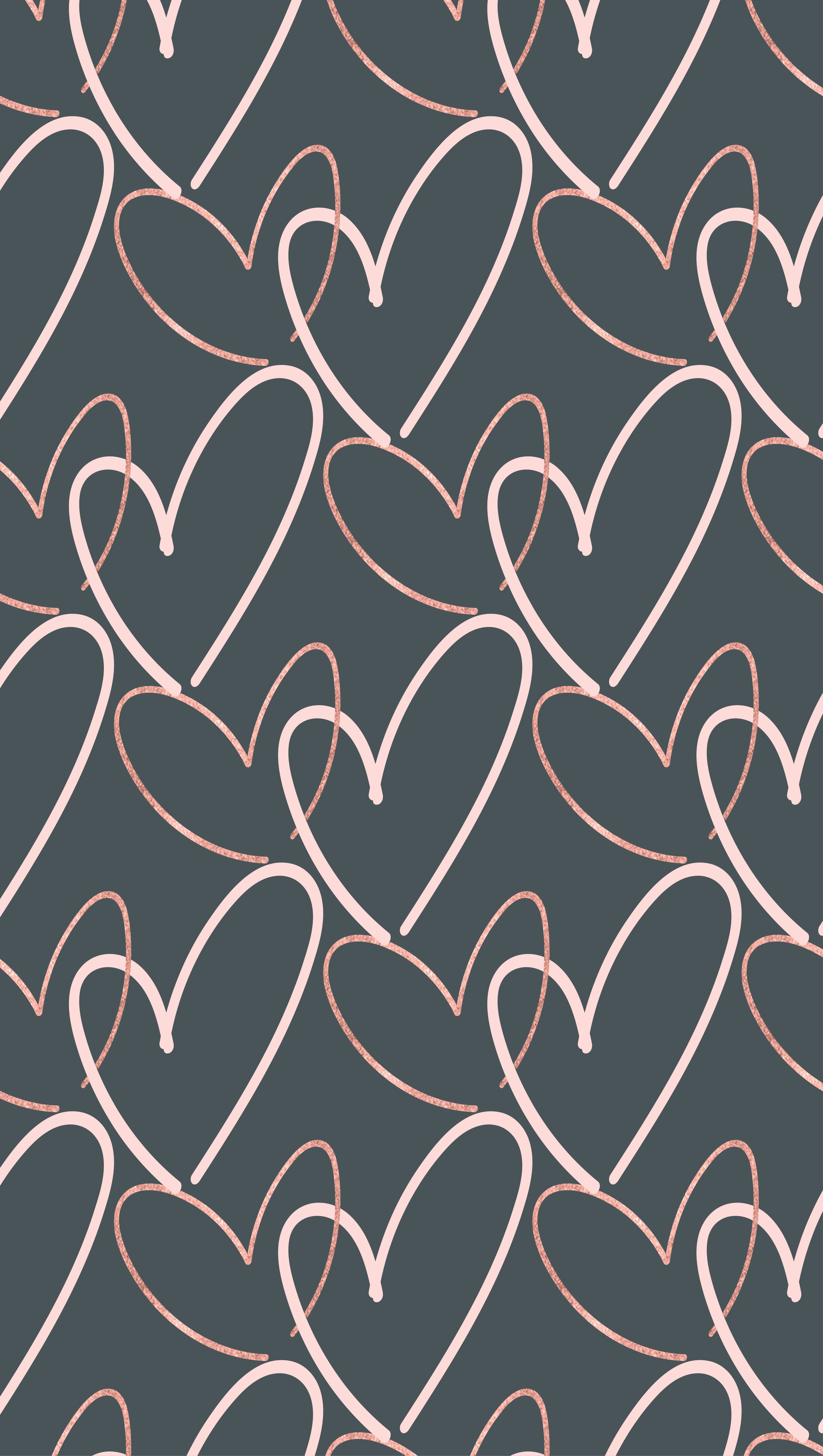 Valentine S Day Hearts Phone Background Wallpaper