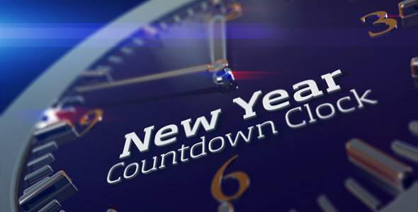 New Year Countdown Clocks Wallpaper HD Background