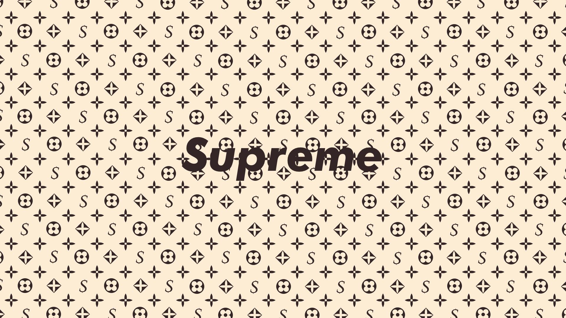 Gucci Supreme Puter Wallpaper Top