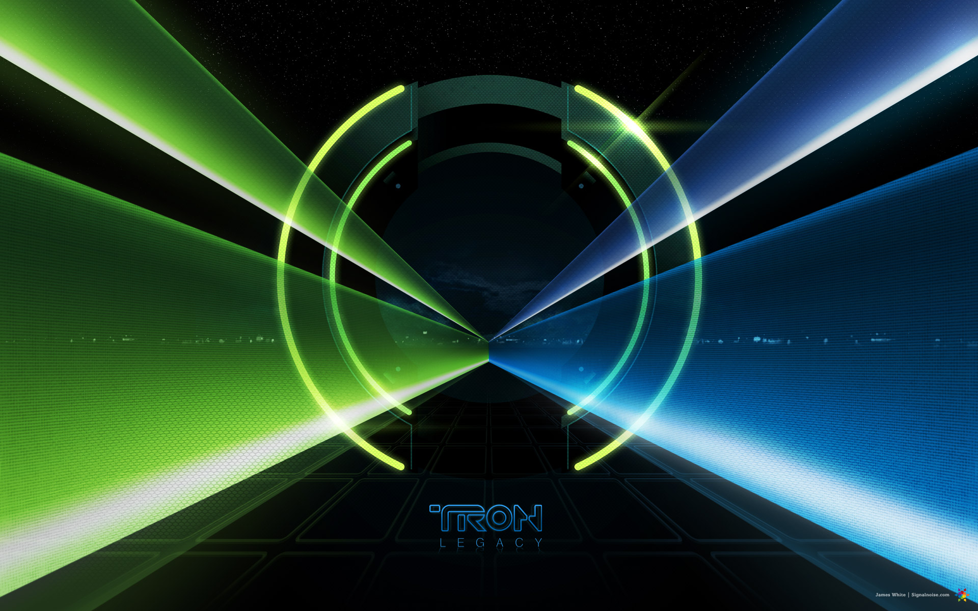 Tron Legacy Light Tunnel wallpaper   Click picture for high resolution