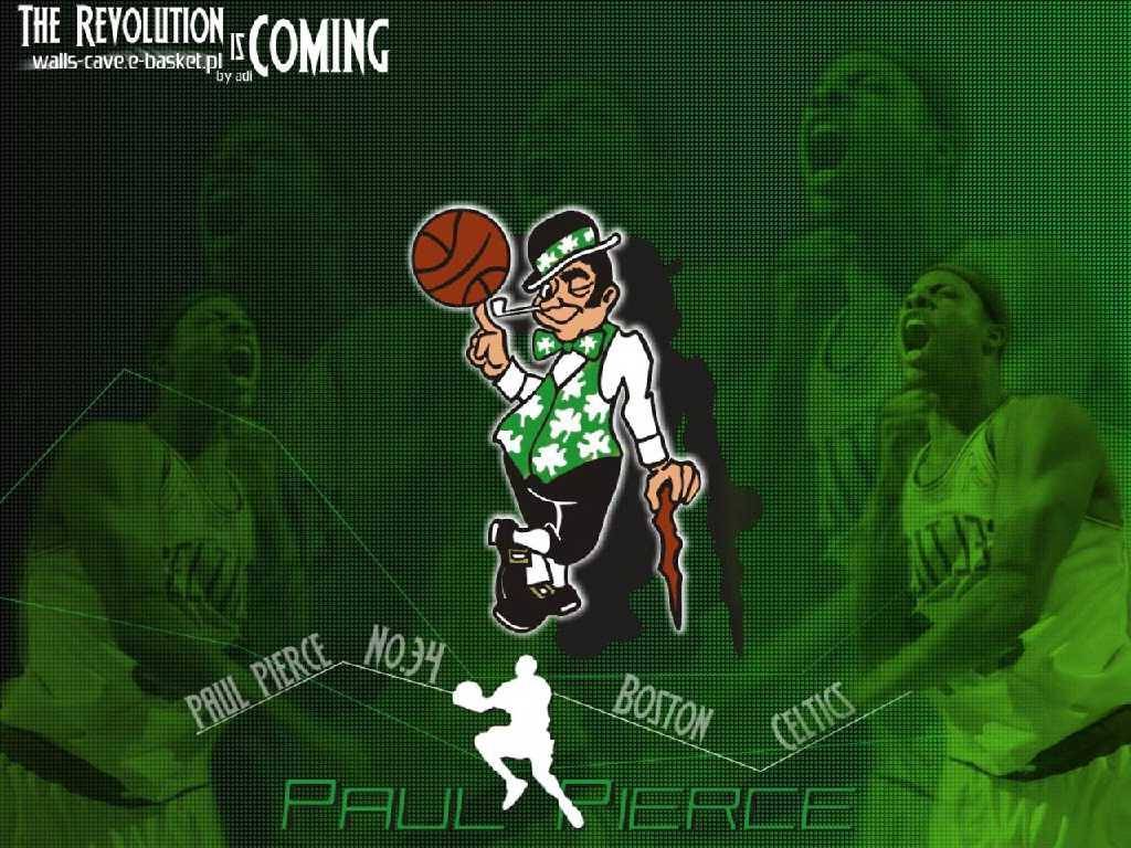 Paul Pierce Celtics Logo Wallpaper Boston