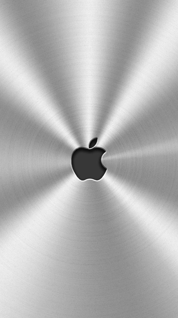 Laser Apple Logo iPhone Wallpaper HD For