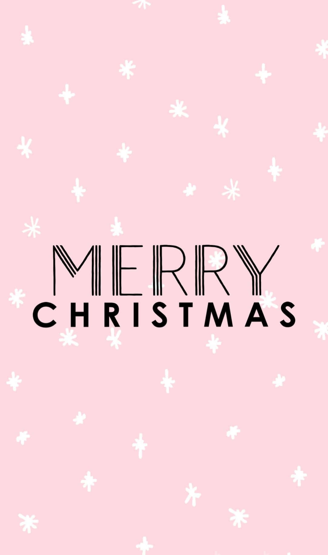 Pink Christmas Wallpaper