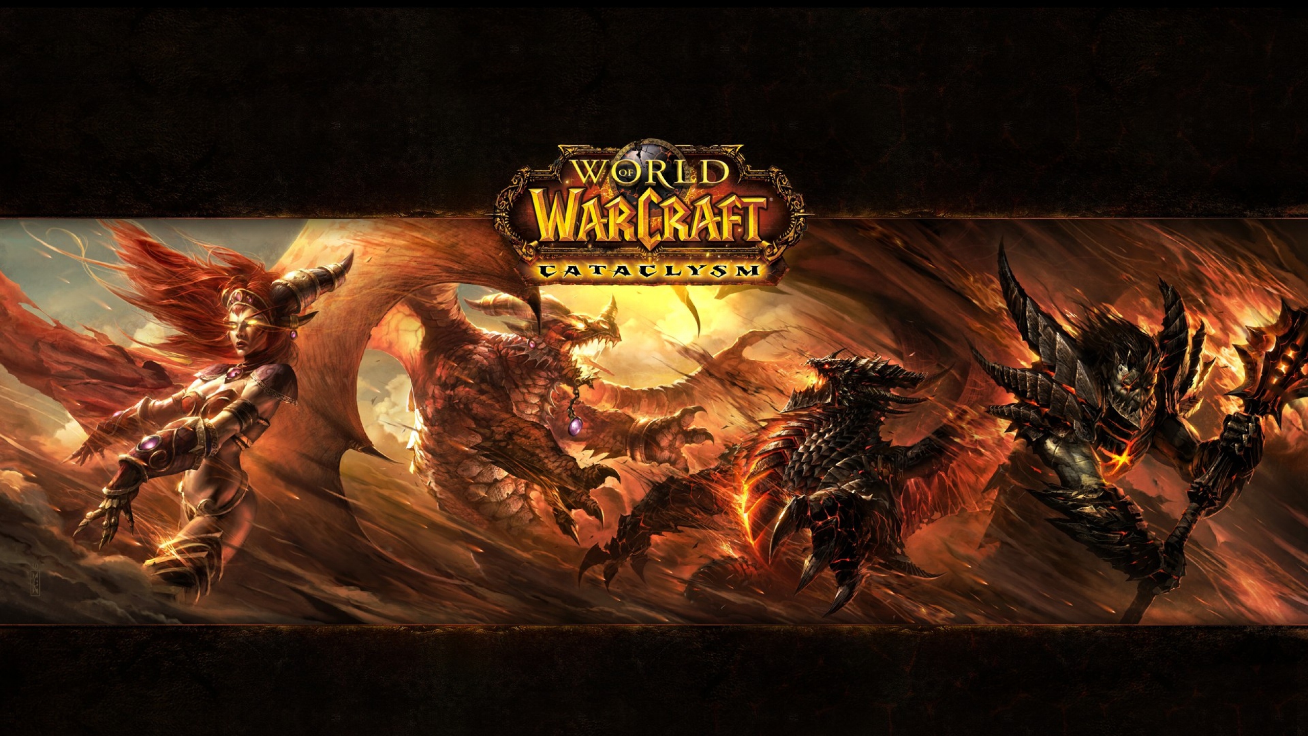 Wallpaper World Of Warcraft Cataclysm Monsters