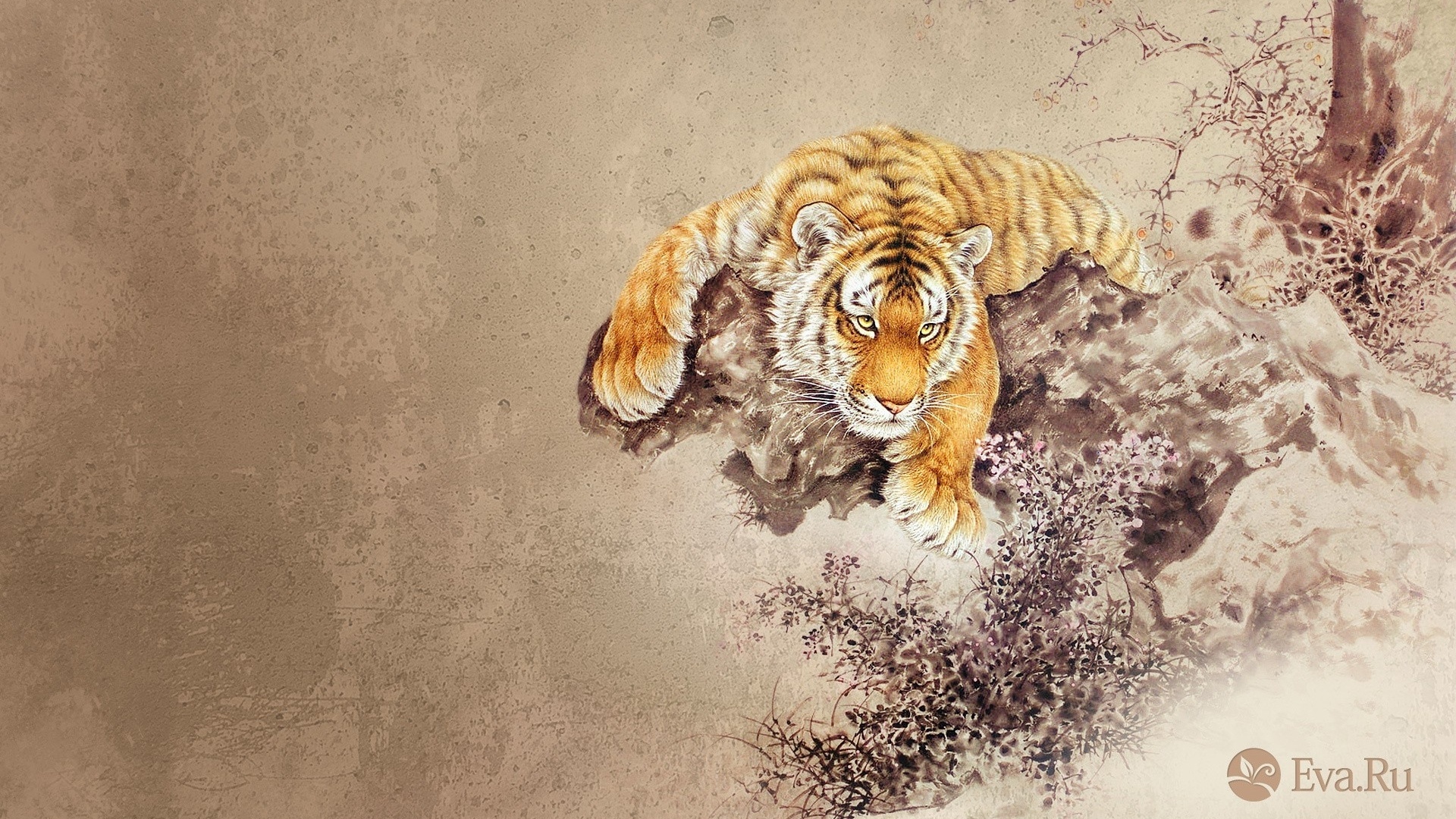 Tiger Abstract Desktop Pc And Mac Wallpaper