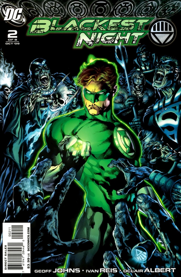 Green Lantern Dc Ics Superheroes Blackest Night Wallpaper