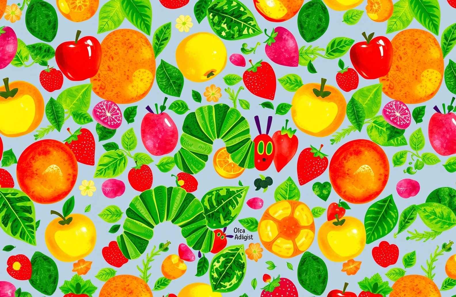 The Very Hungry Caterpillar Wallpaper