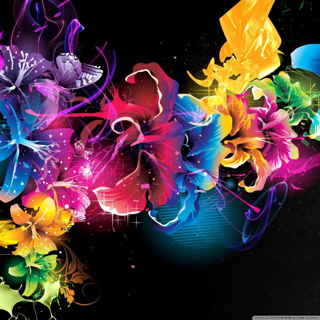 Colorful Flowers Wallpaper