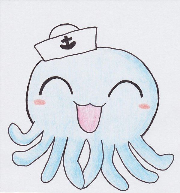 Cute Octopus By Animequeenfreak