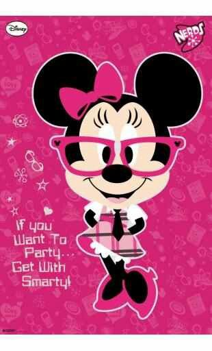 Crui Disney Cut Pictures Nerd Minnie Mouse