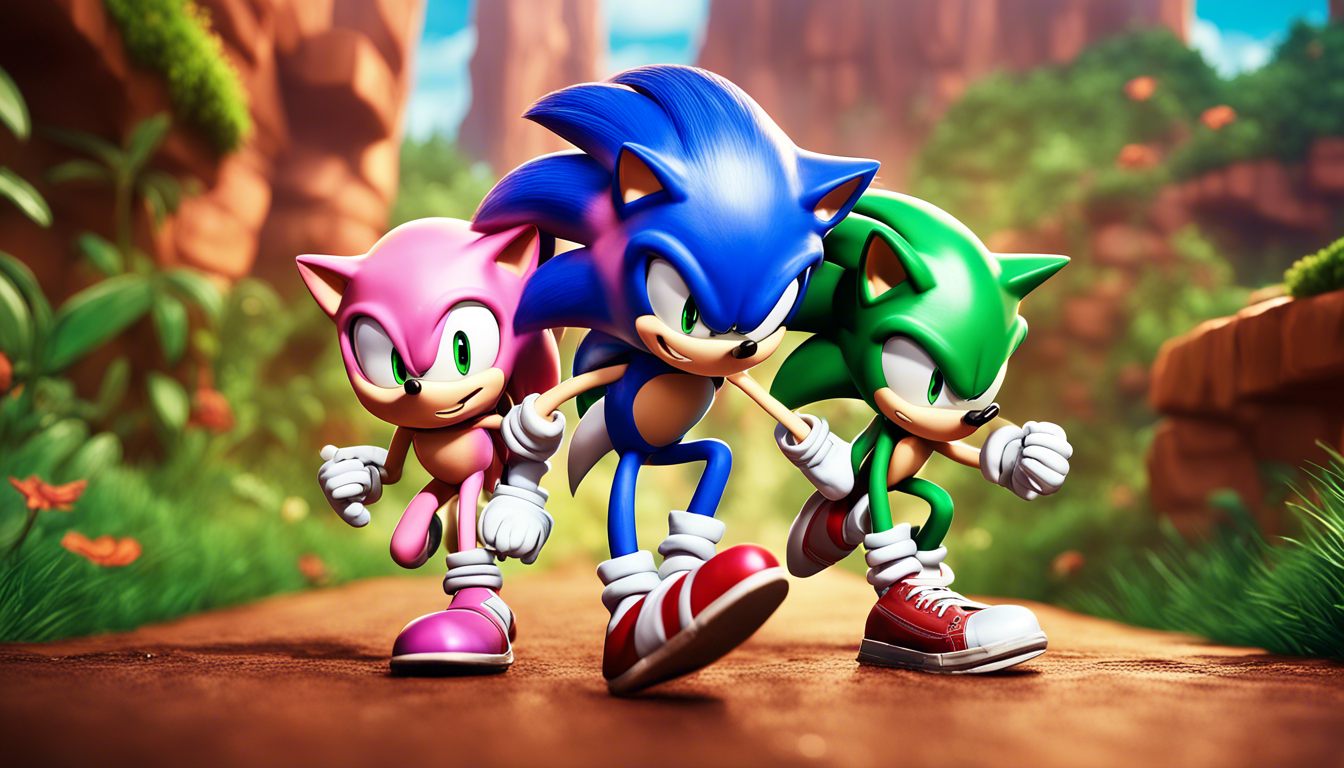 Sonic And Amy Wallpaper
