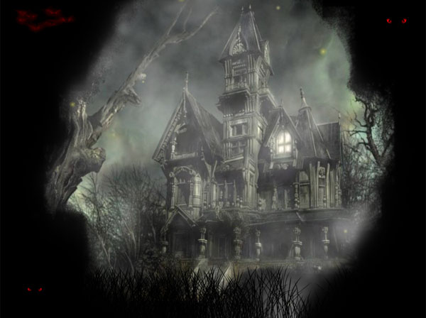 User Res Of Halloween Mansion Animated Wallpaper