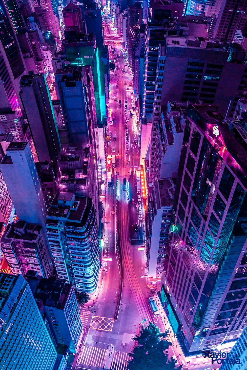 Neon Retro City Wallpaper Posted By Samantha Tremblay