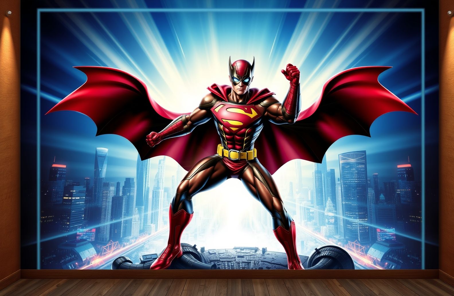 3d Super Heroes Wallpaper