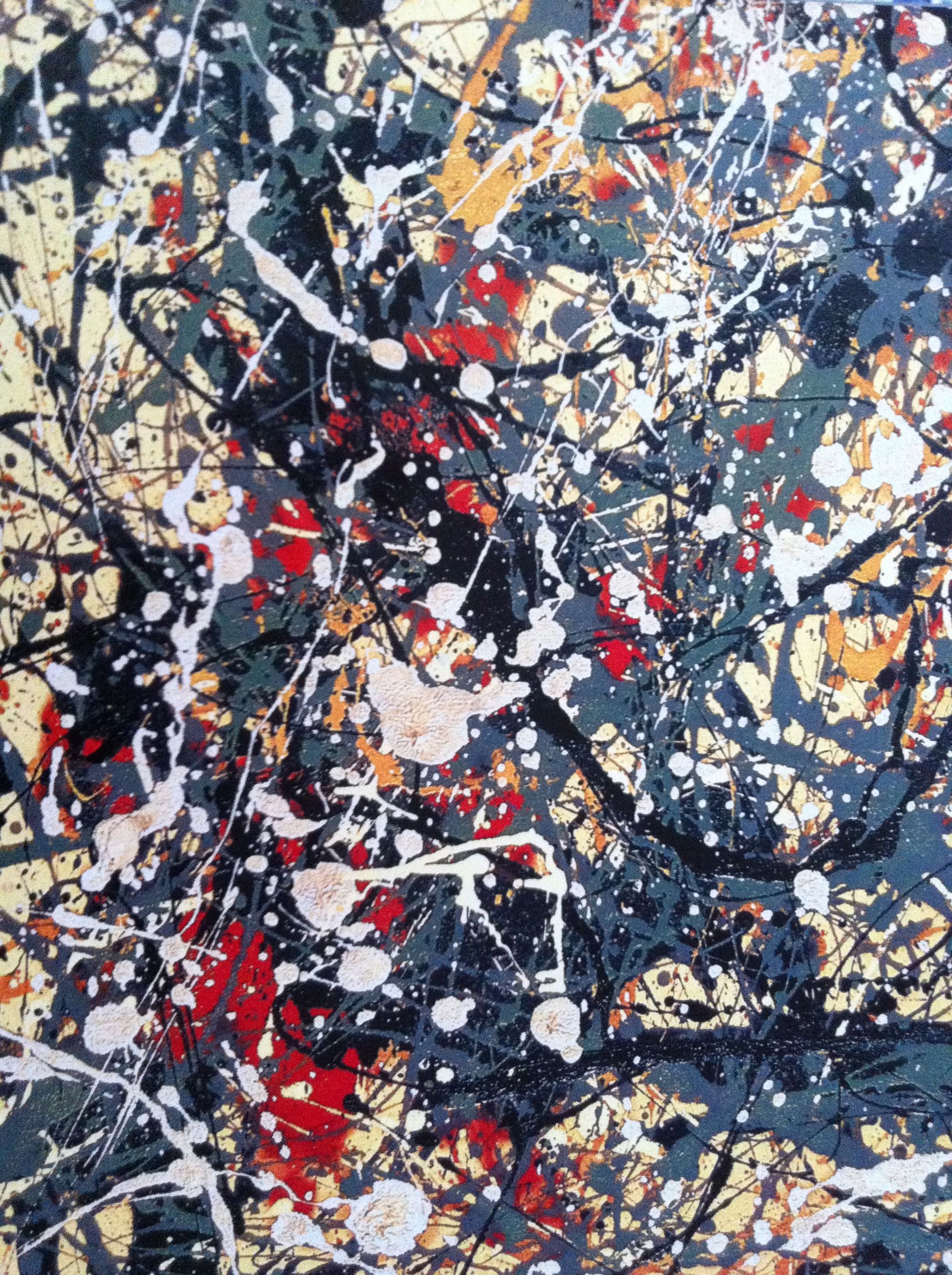 Jackson Pollock iPhone Wallpaper Top