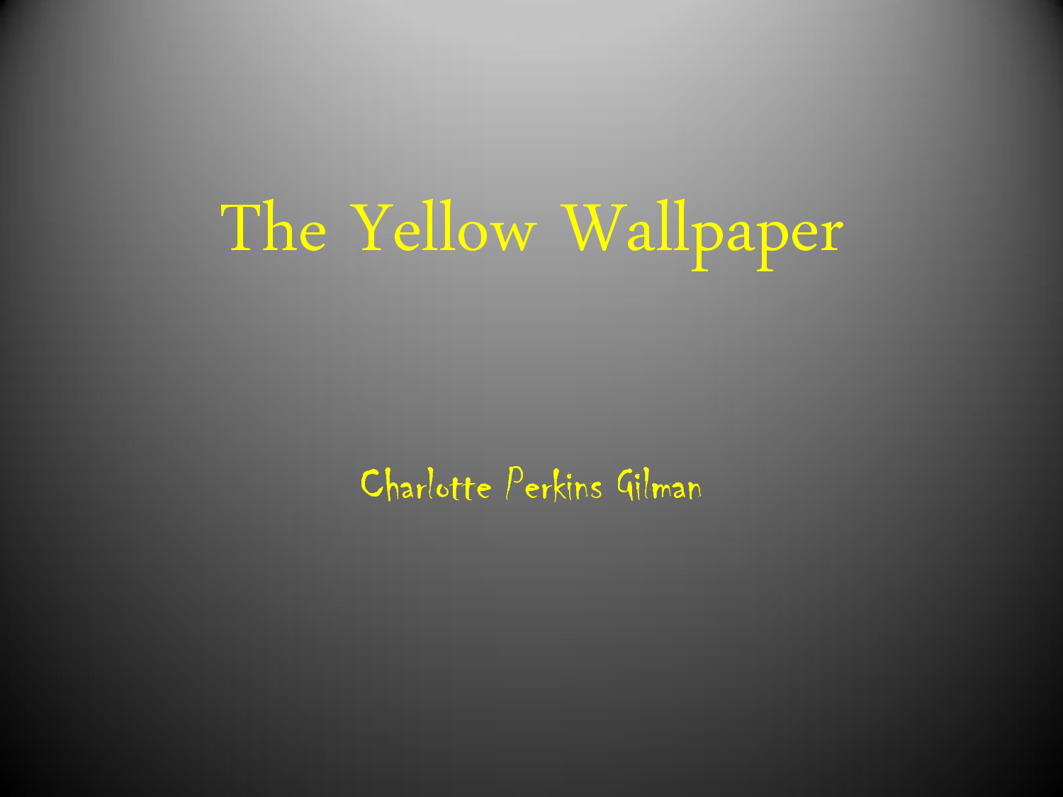 Free download wallpaper why i wrote the yellow wallpaper [1500x1125