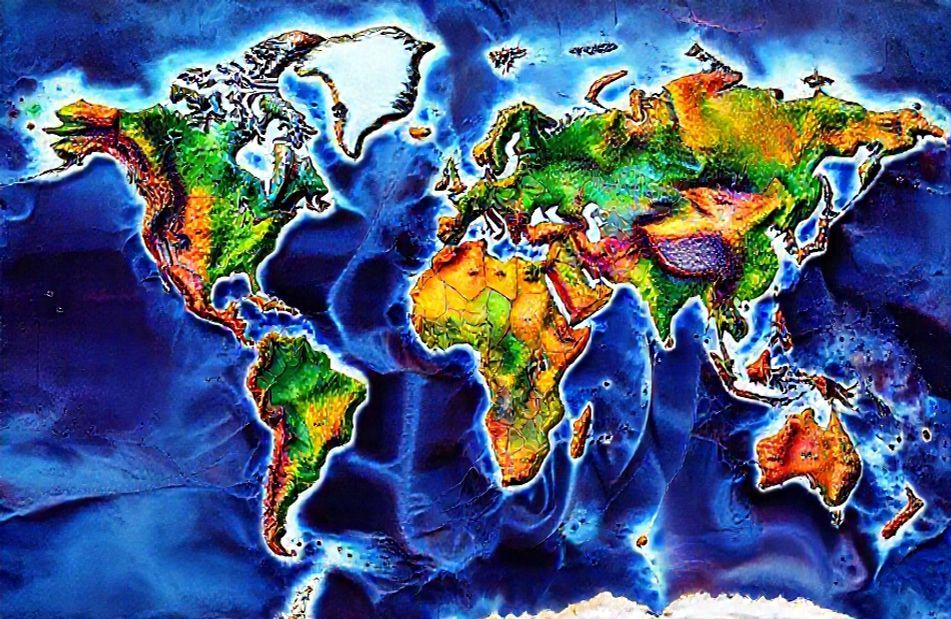 World Map Wallpaper High Resolution