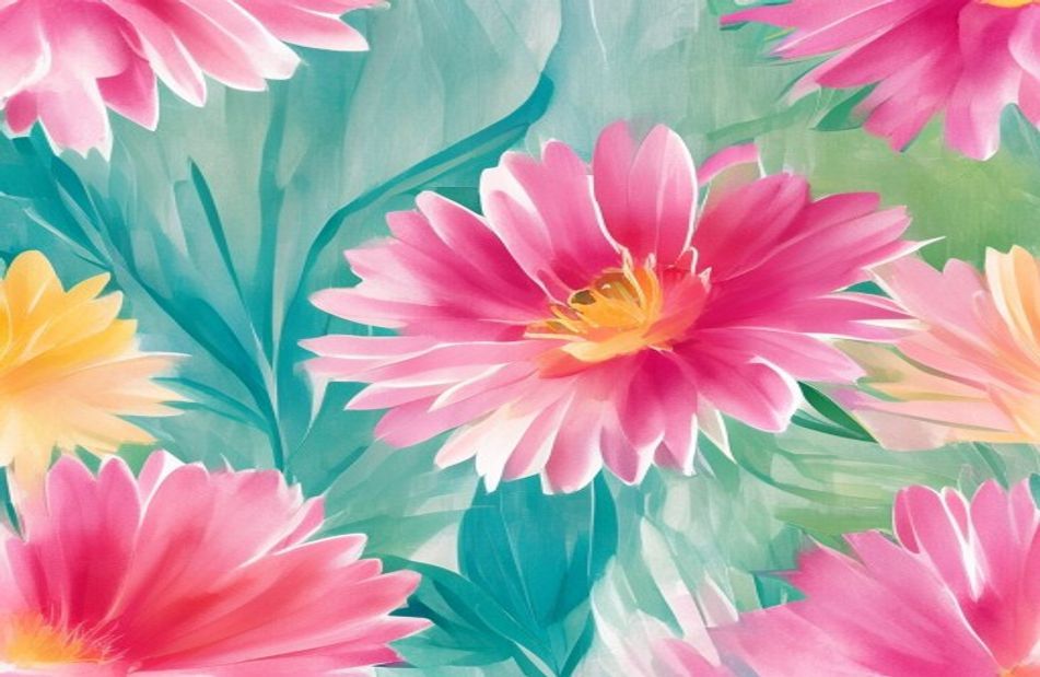 Watercolor Flowers Wallpaper
