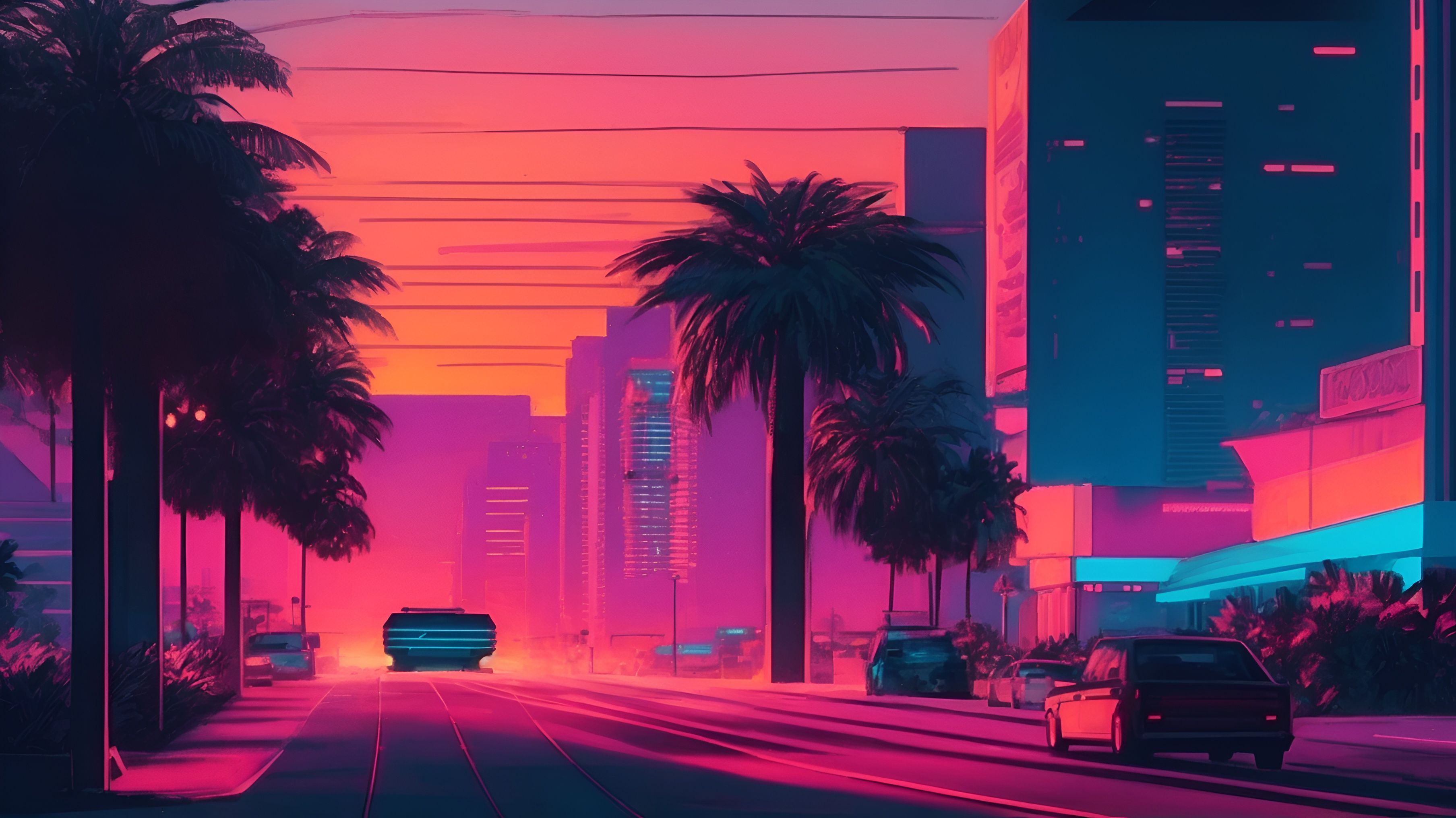 Neon 4k Wallpaper