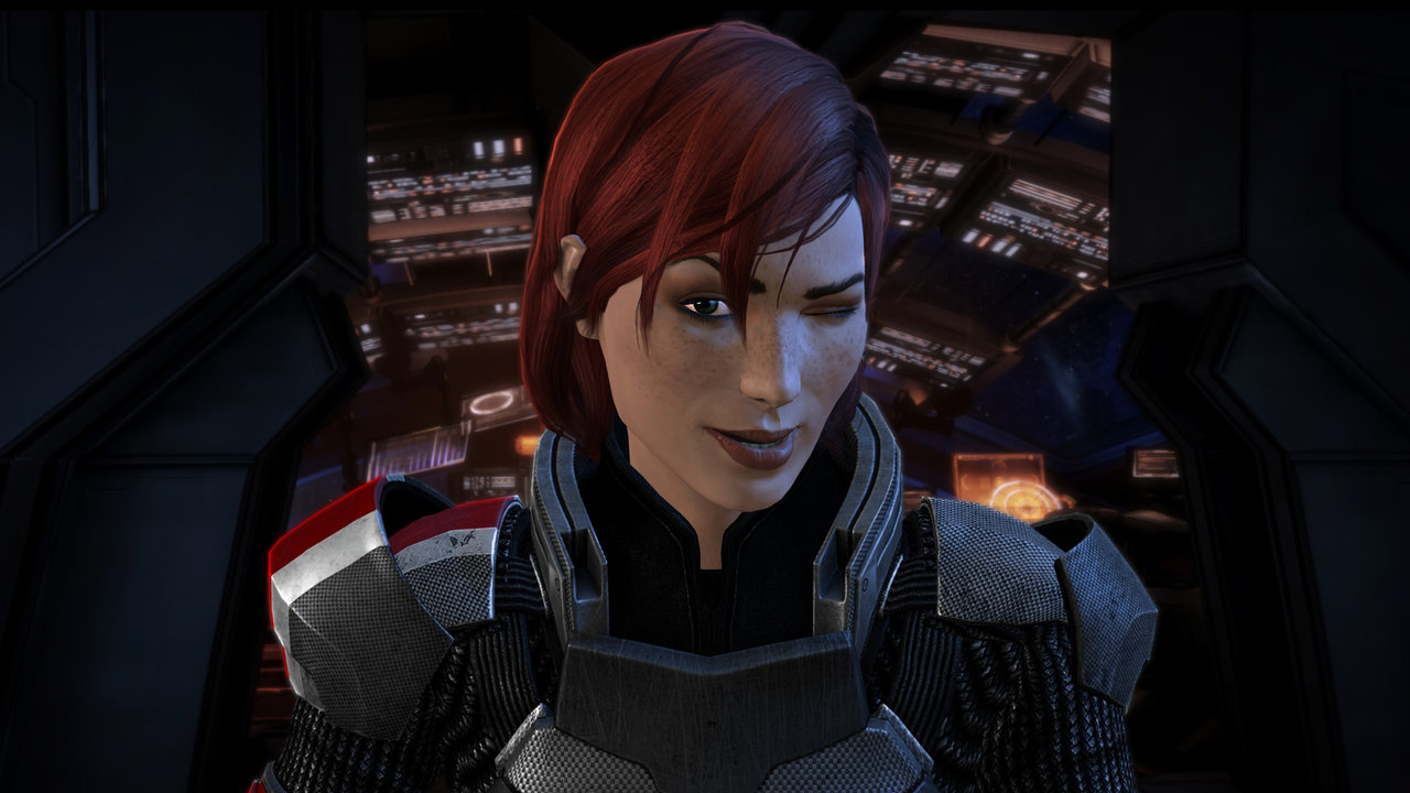 Femshep In 1080p Wallpaper By Midnight Blackened