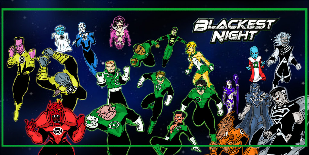 Green Lantern Blackest Night Wallpaper Lanterns Of By