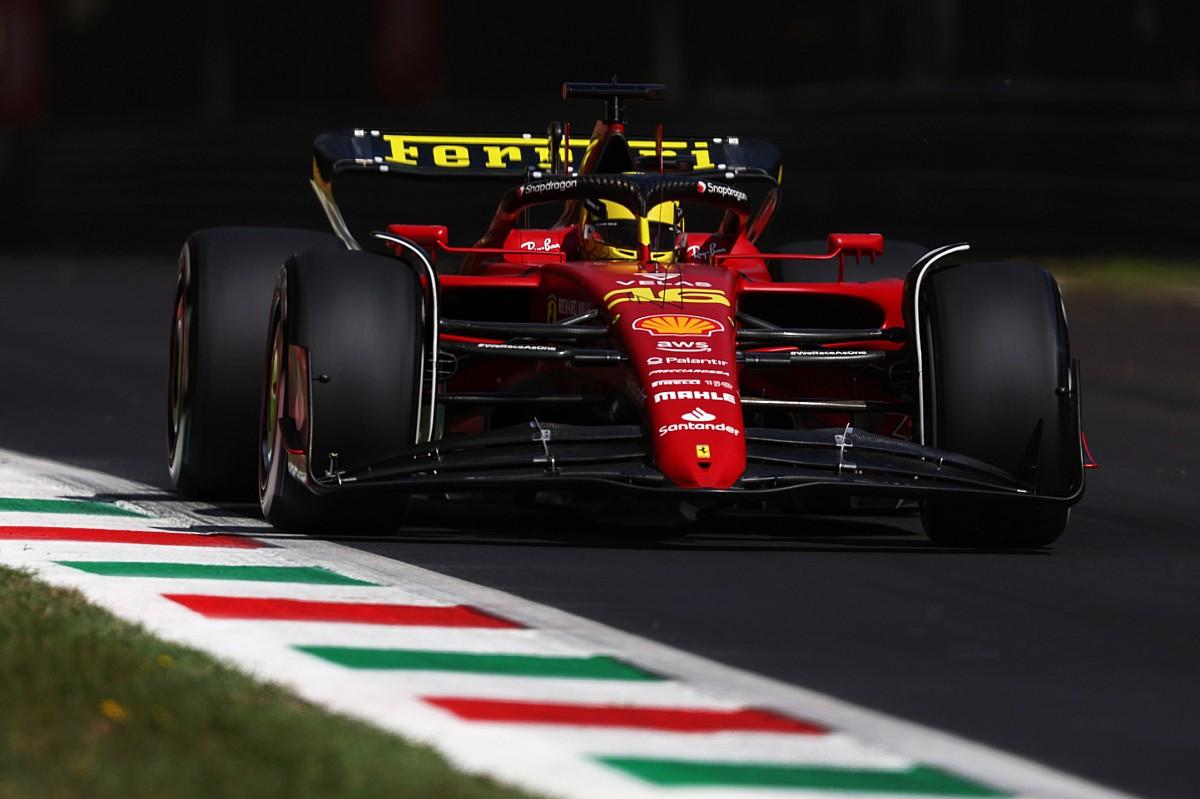 Italian F1 Gp Ferrari Tops Fp1 As Leclerc Outpaces Sainz