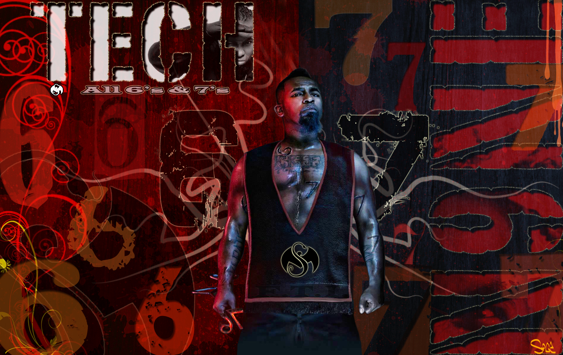 Tech N9ne Gangsta Rapper Rap Hip Hop Poster M Wallpaper