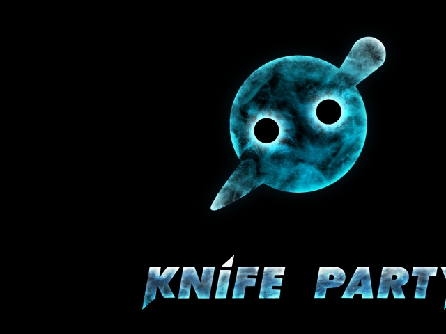 Knife Party Black Background Wallpaper Art HD