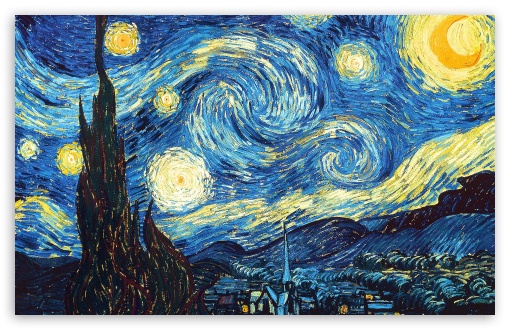 The Starry Night HD Wallpaper For Standard Fullscreen Uxga Xga
