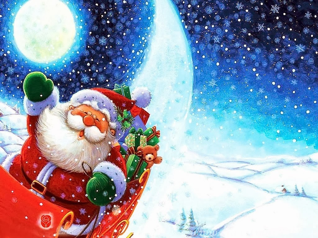 Christmas Santa Claus HD Wallpaper