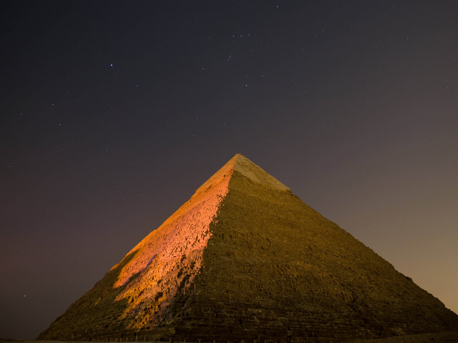 Pyramid By Night HD Wallpaper For X HDwallpaper