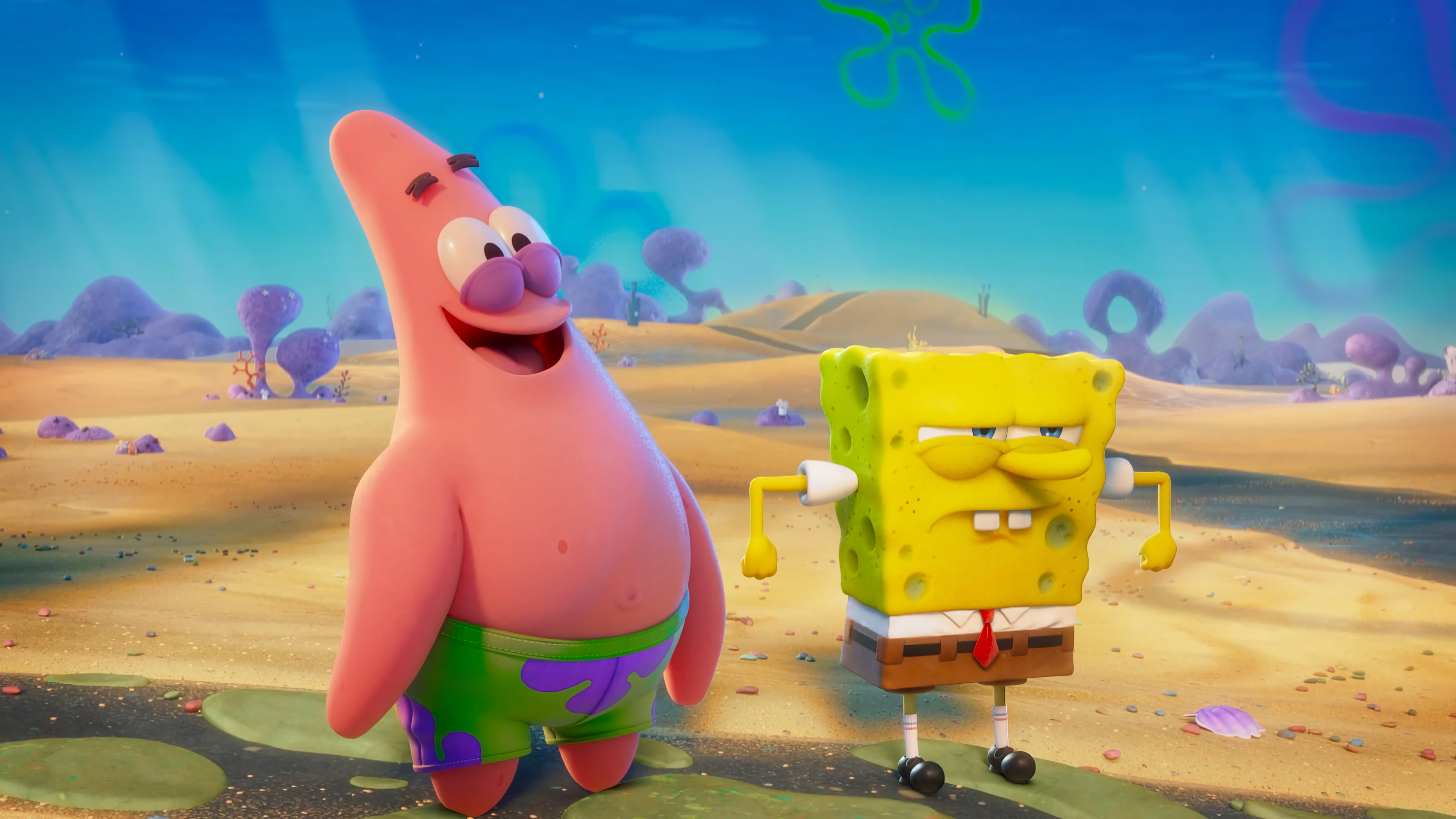 Spongebob Patrick Movie Sponge On The Run 4k Wallpaper
