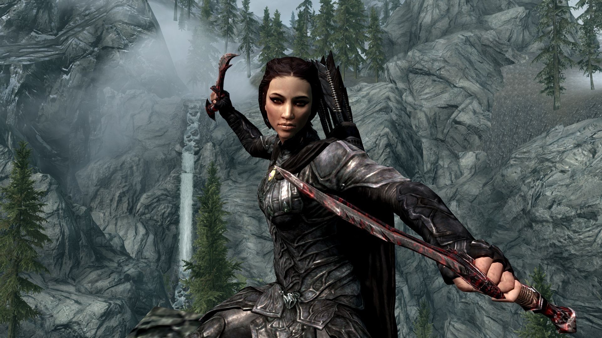 Skyrim Female Warrior Wallpaper HD Select Game