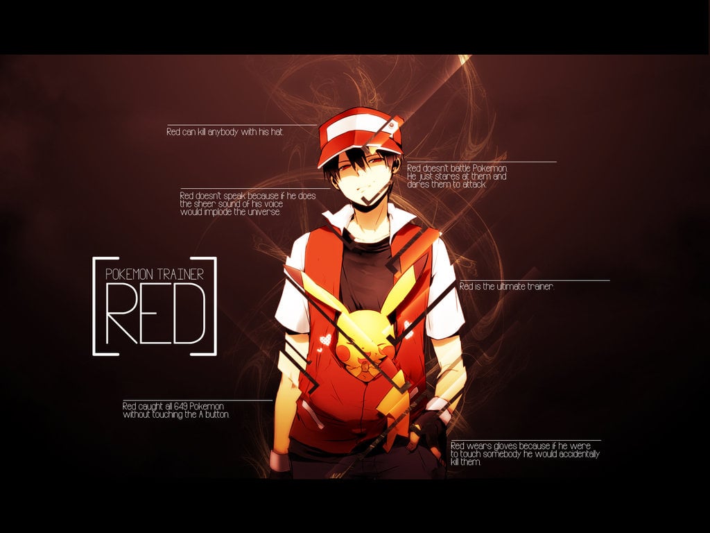 Pokemon Trainer Red By Betamax777