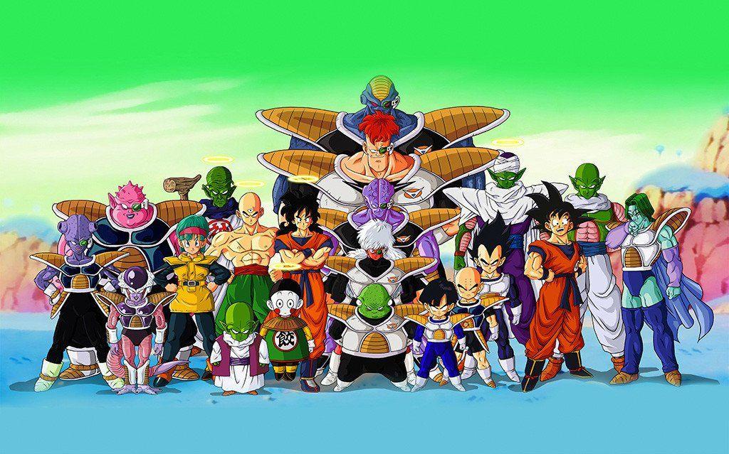 Dragon Ball Z All Characters Anime Poster Personajes De