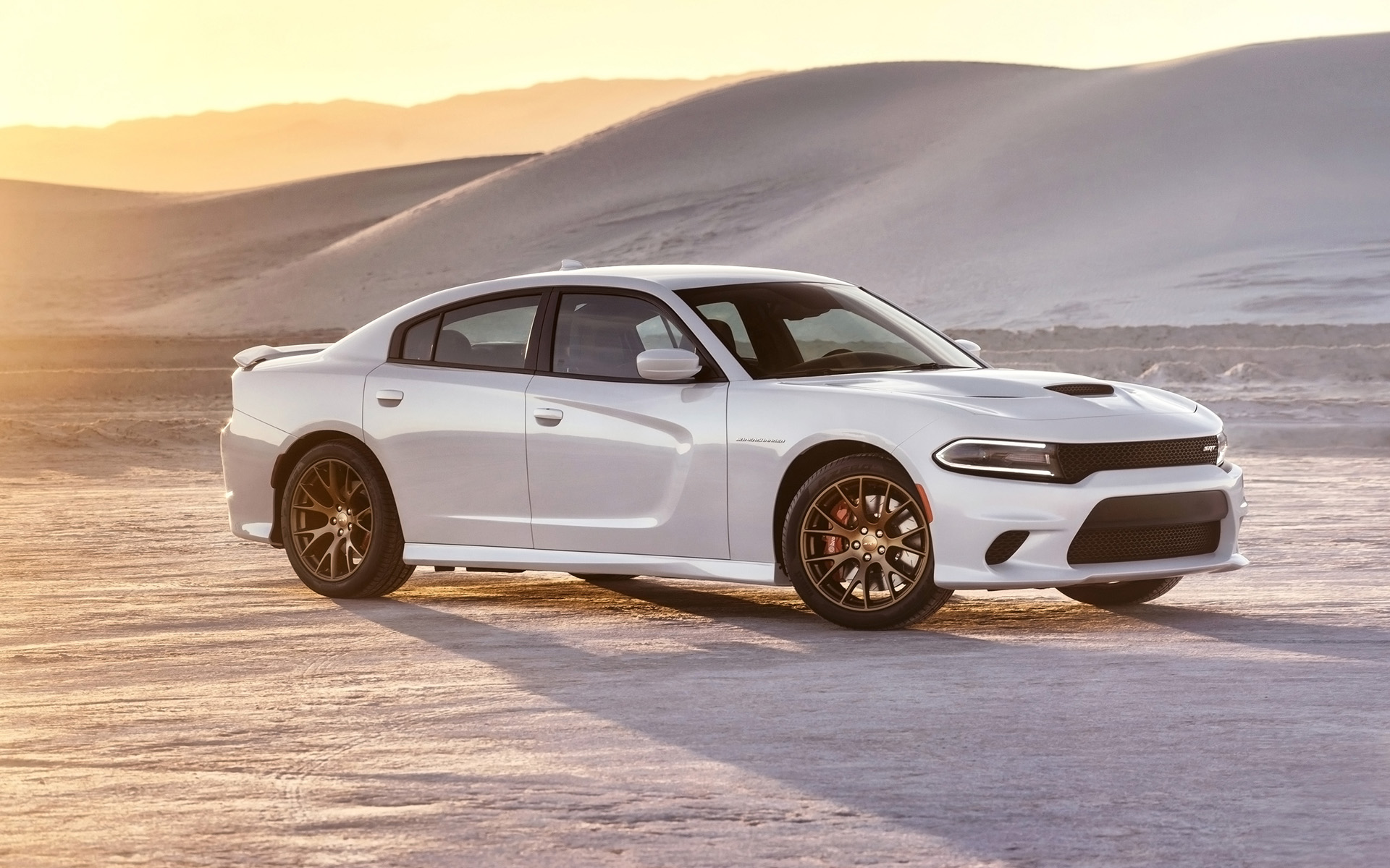 Dodge Charger Srt Hellcat Sand Wallpaper