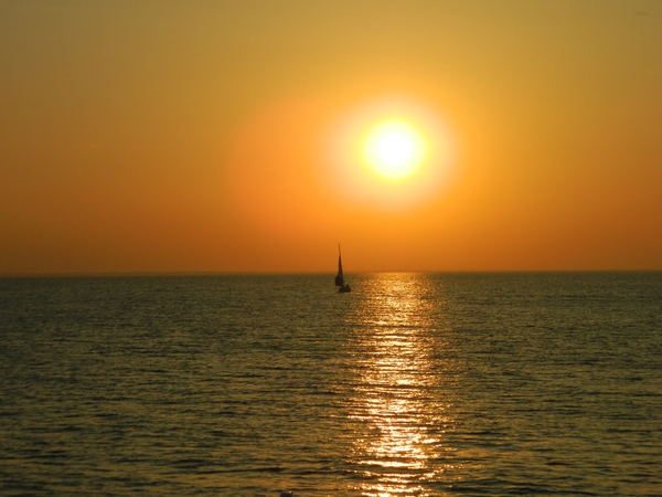 Sun Sunrise Boats Sea Wallpaper Boating