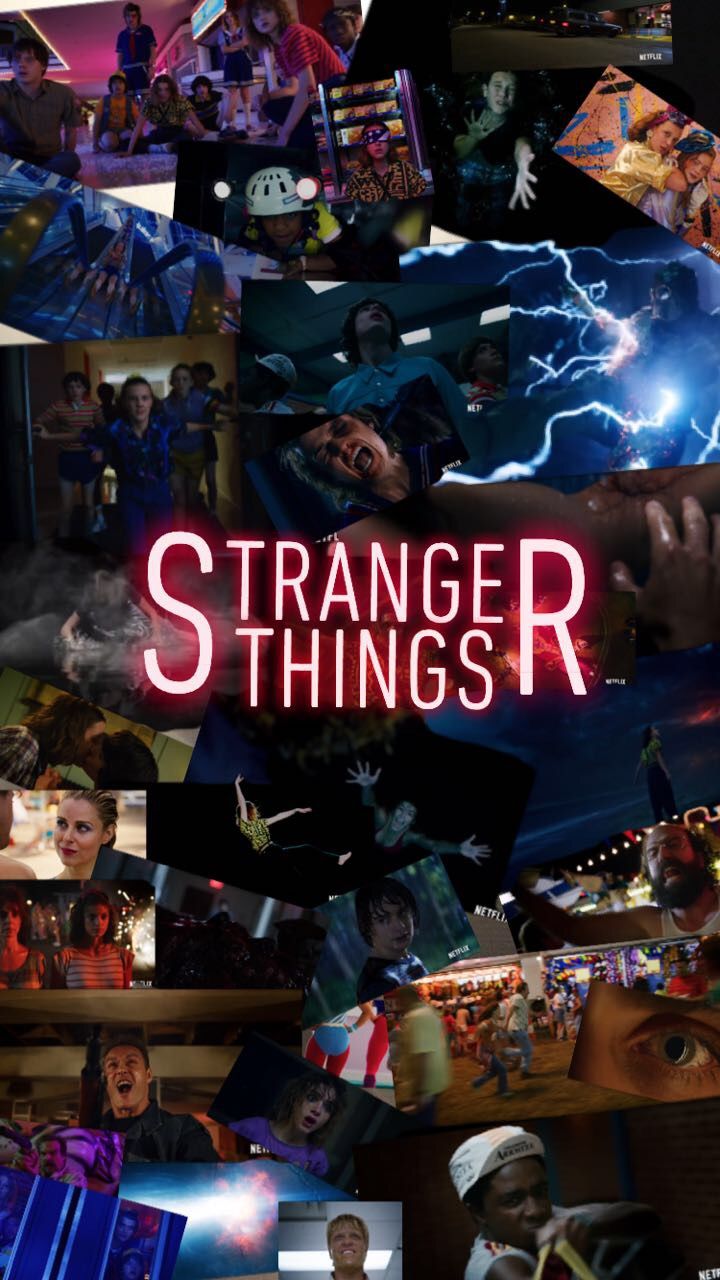 Stranger Things Collage Poster