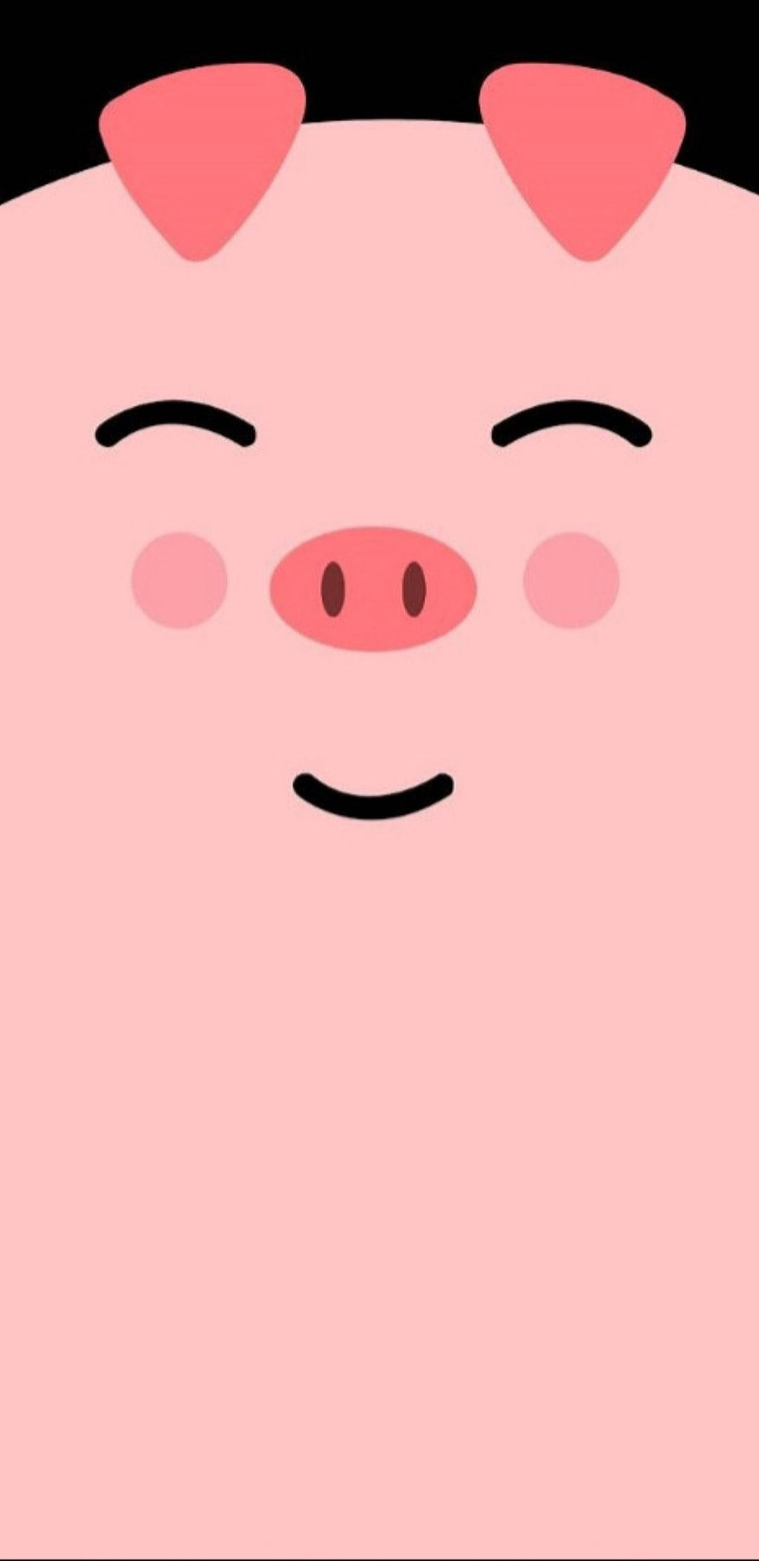 Happy Piggy Face Okjhlgx0xoahb1w9 Wallpaper