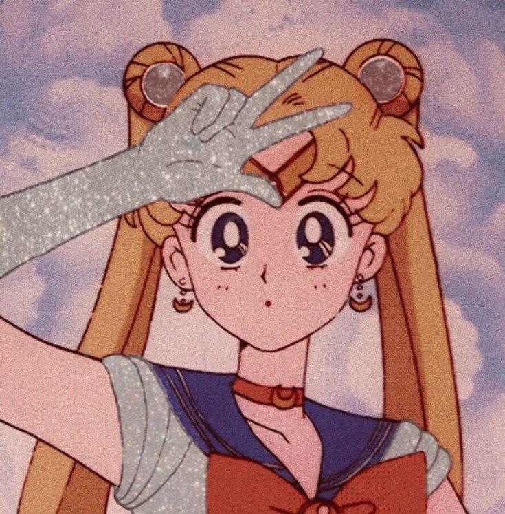 Aesthetic Anime Glitter Pfp Sailor Moon Wallpaper