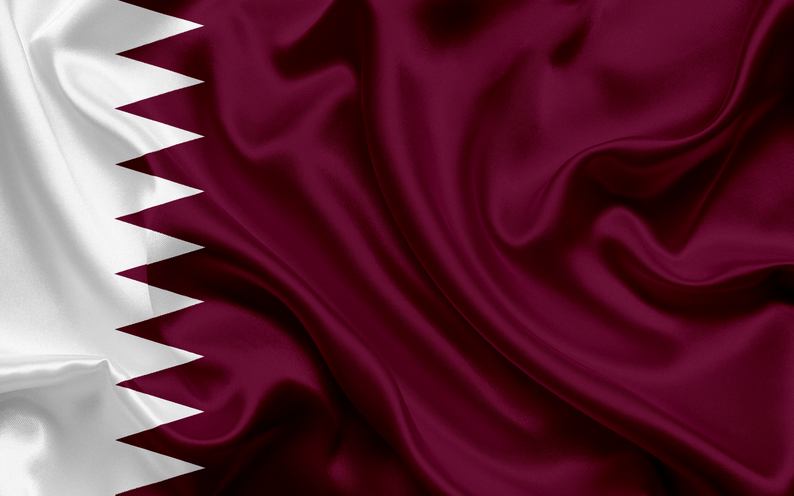 Free download Download wallpapers Qatar flag Qatar Middle East flag of Qatar  [2560x1600] for your Desktop, Mobile & Tablet | Explore 17+ Qatar Flag  Wallpapers | British Flag Background, Flag Background Wallpaper,