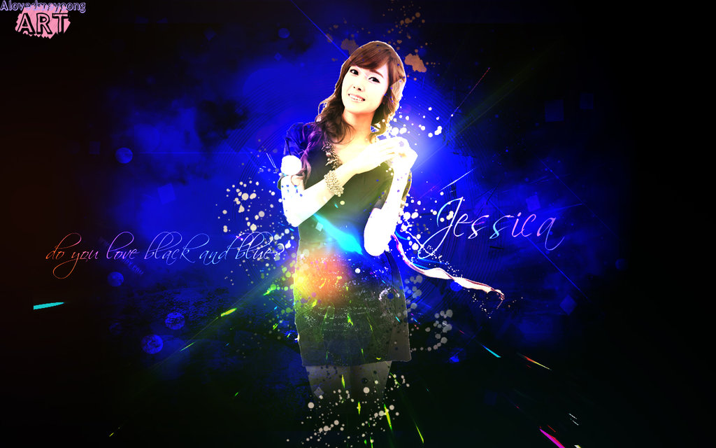 Jessica Wallpaper Do You Love Black And Blue By Alovedmeyoong On